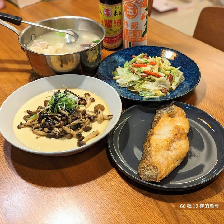 鄰居分享｜日式蒸蛋 & 培根炒高麗菜